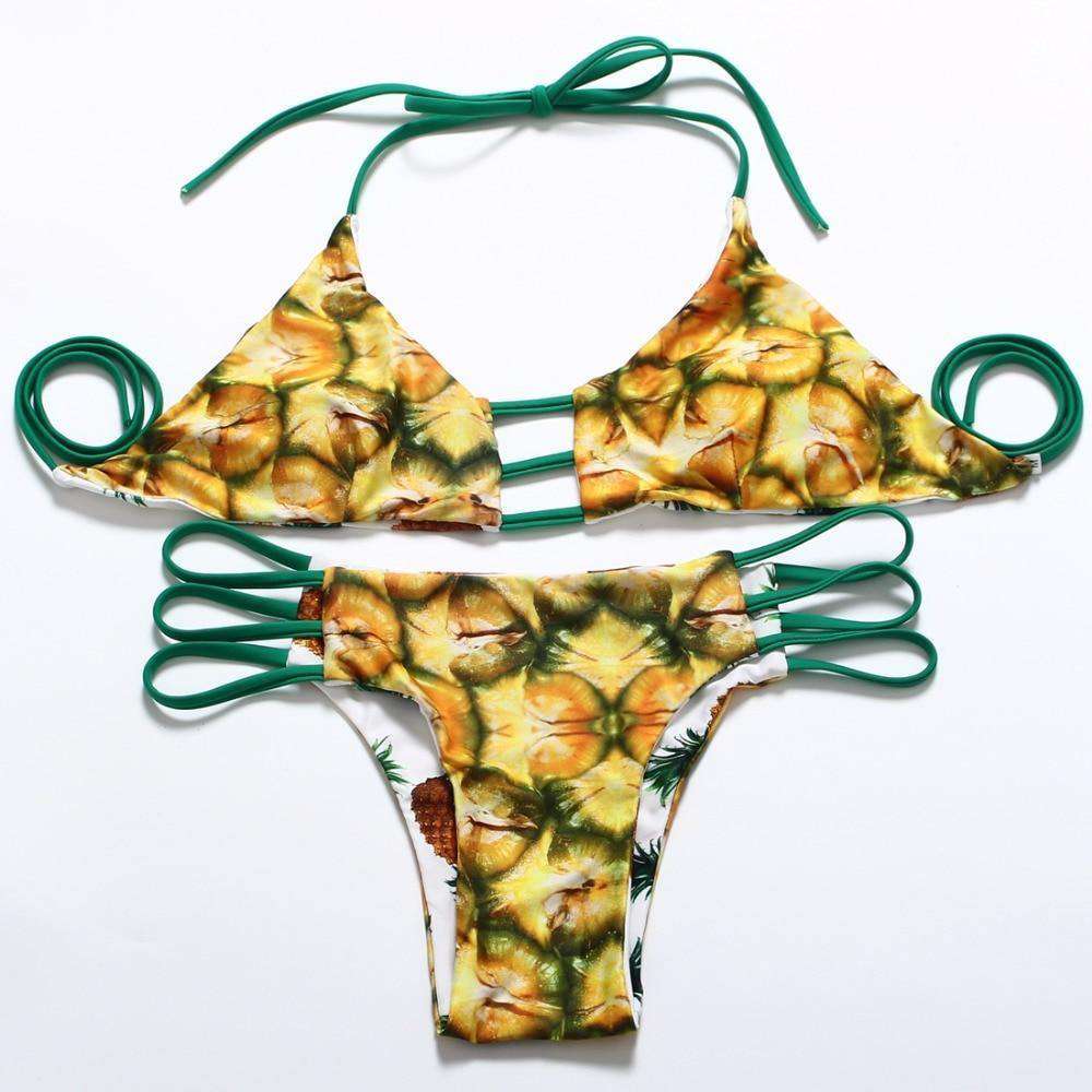 Reversible Bikinis Pineapple
