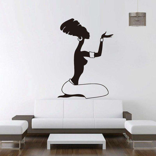 Afrikanische Frauen Wandtattoo Vinyl Aufkleber Home Interior Design Afrika Aufkleber Murals Wall art Decor