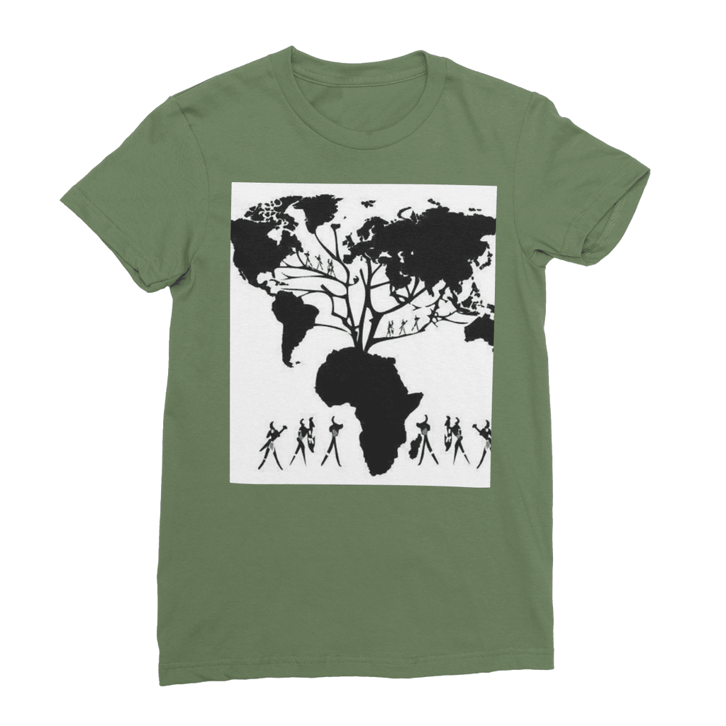 Afro Roots Women's Fine Jersey T-Shirt
