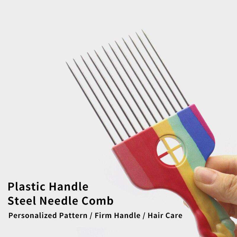 Barber Double Sided Magic Twist Hair Brush Sponge Afro Coil Hair Pick Comb Wave Dread Sponge Brushes For Hairdressing Styling