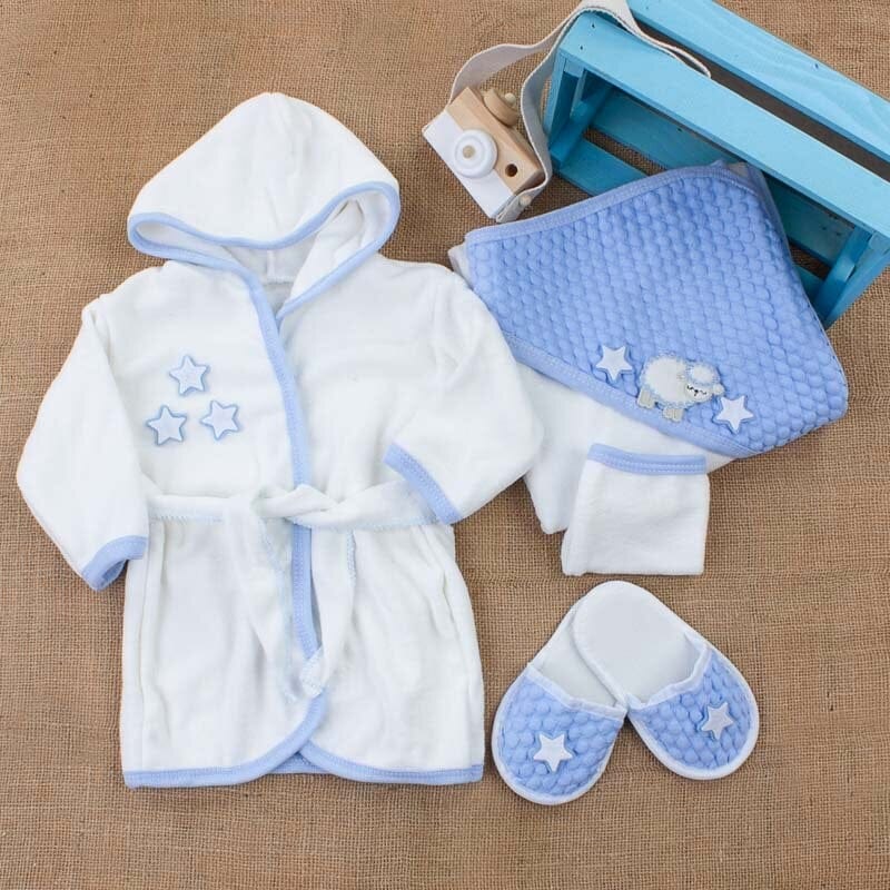 Bath Robe Set 4 Pcs