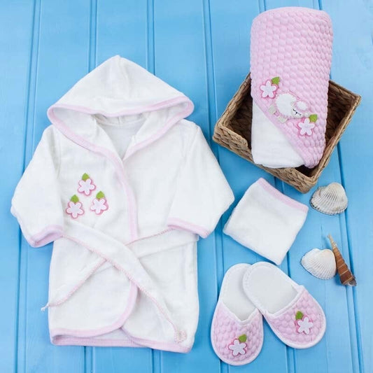 Bath Robe Set 4 Pcs