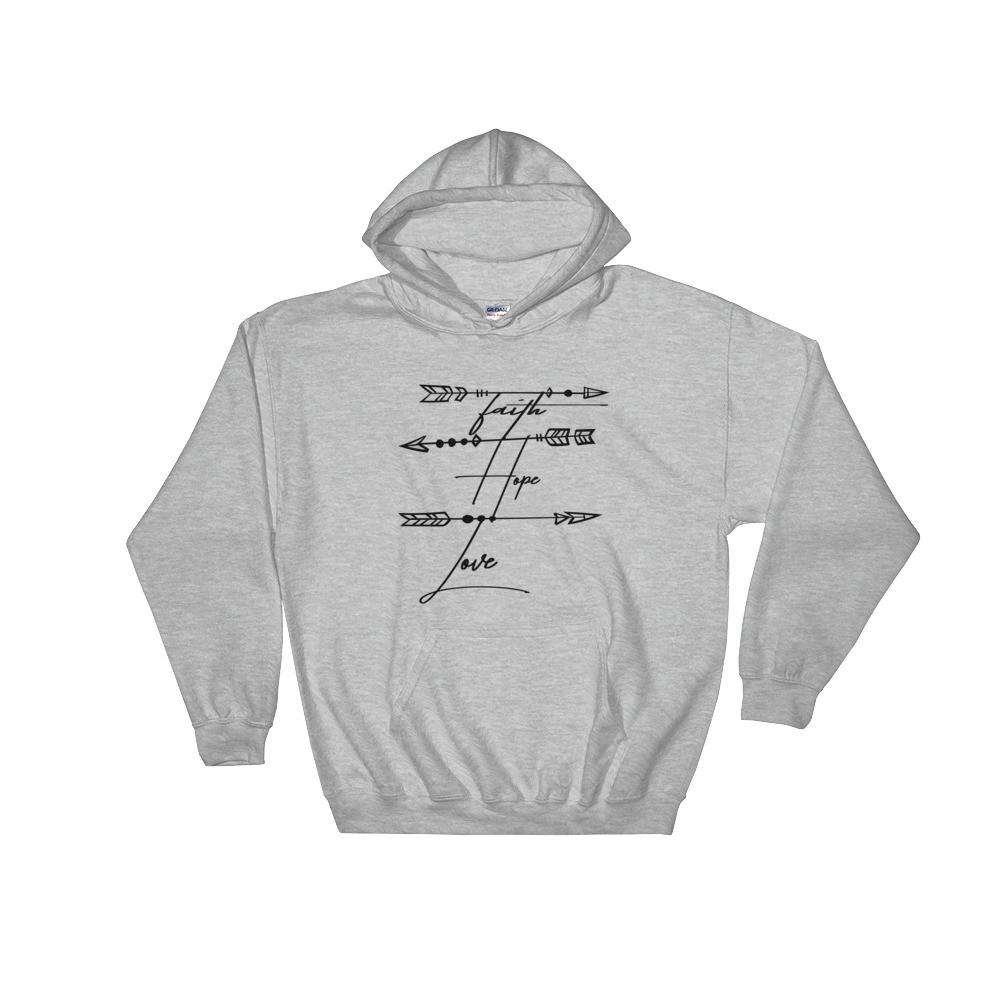 Faith, Hope, Love Hoodie