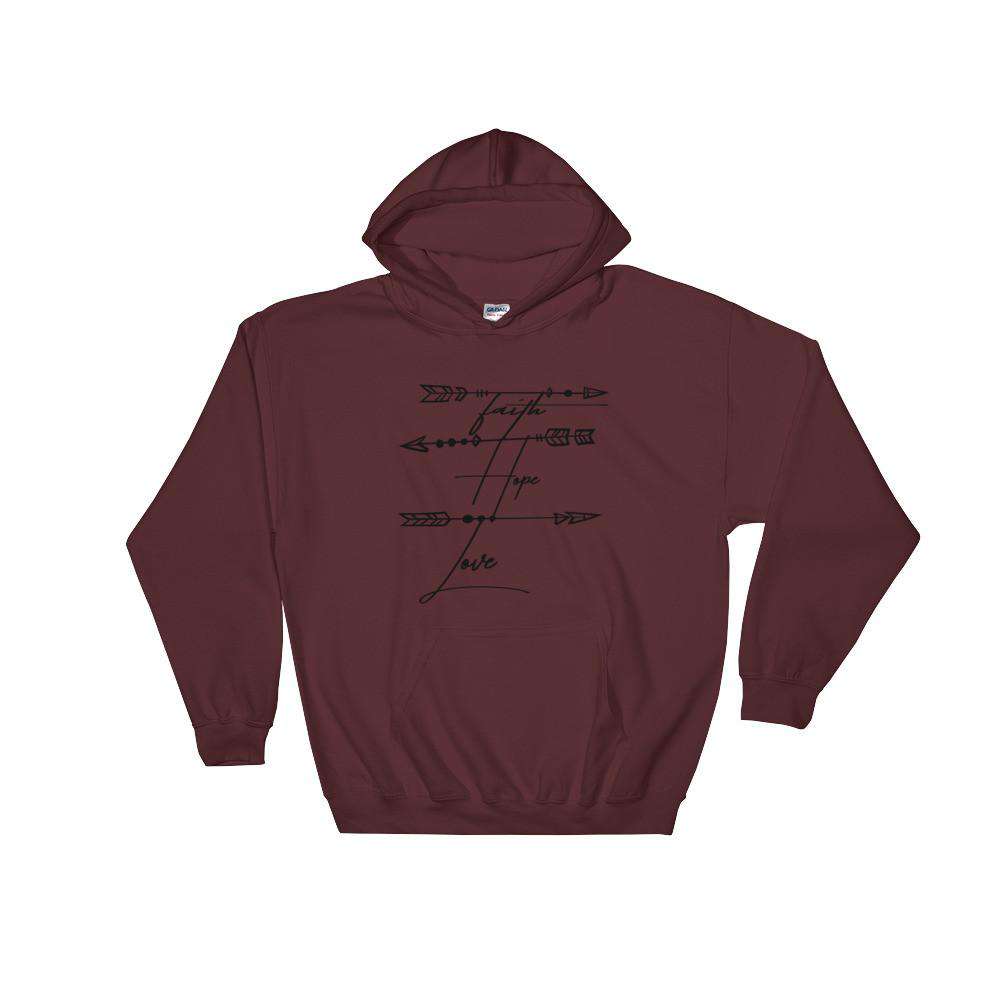 Faith, Hope, Love Hoodie