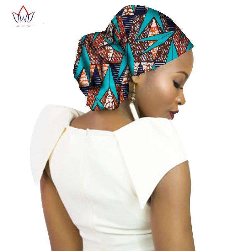 Fashion 2019 New Style African Headwear For Women Ankara Headband Decorations Wrap Tie Scarf Africa Hair Accessories BRW WYB65