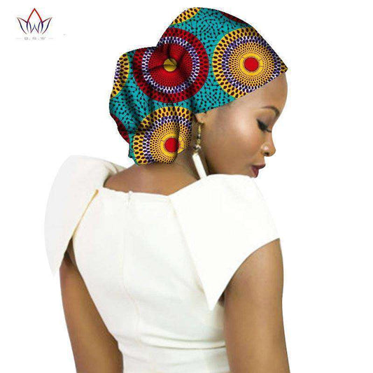 Fashion 2019 New Style African Headwear For Women Ankara Headband Decorations Wrap Tie Scarf Africa Hair Accessories BRW WYB65