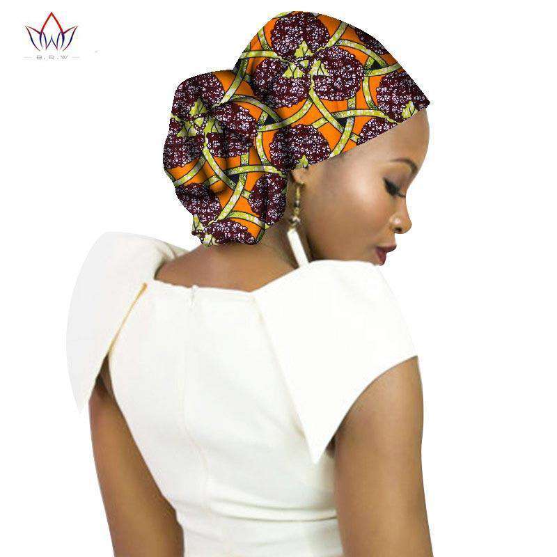 Fashion 2019 New Style African Headwear For Women Ankara Headband Decorations Wrap Tie Scarf Africa Hair Accessories BRW WYB65