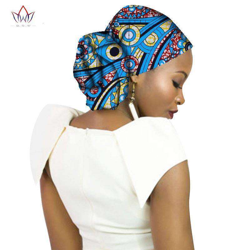 Fashion 2019 New Style African Headwear For Women Ankara Headband Decorations Wrap Tie Scarf Africa Hair Accessories BRW WYB65