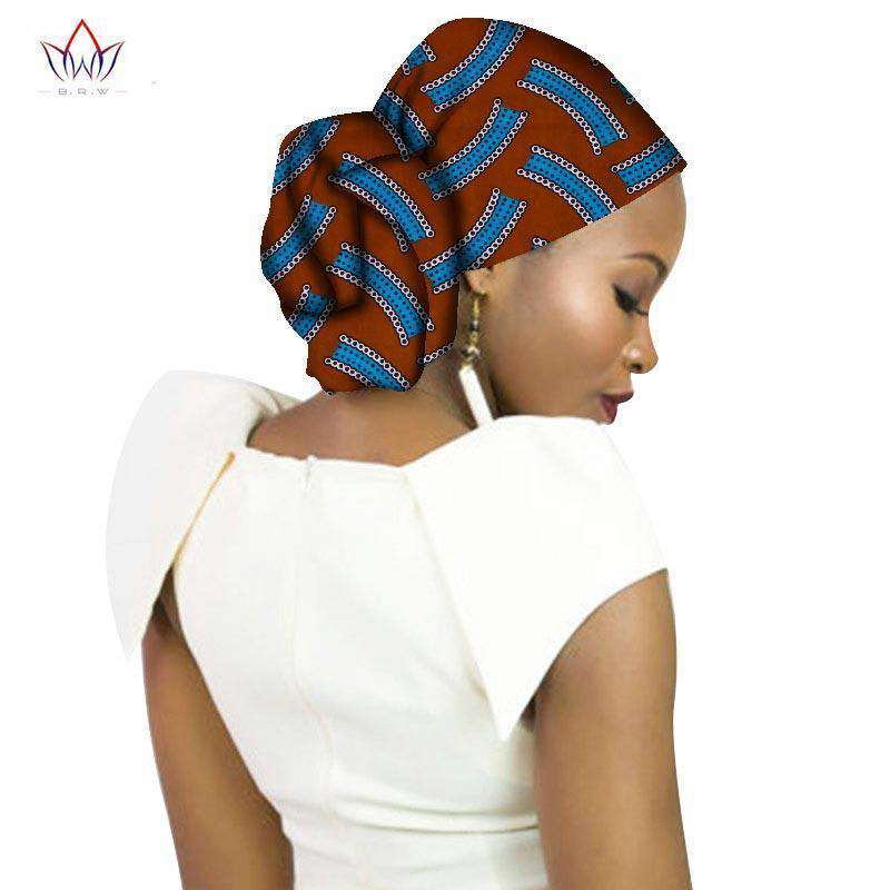 Fashion 2019 New Style African Headwear For Women Ankara Headband Decorations Wrap Tie Scarf Africa Hair Accessories BRW WYB65