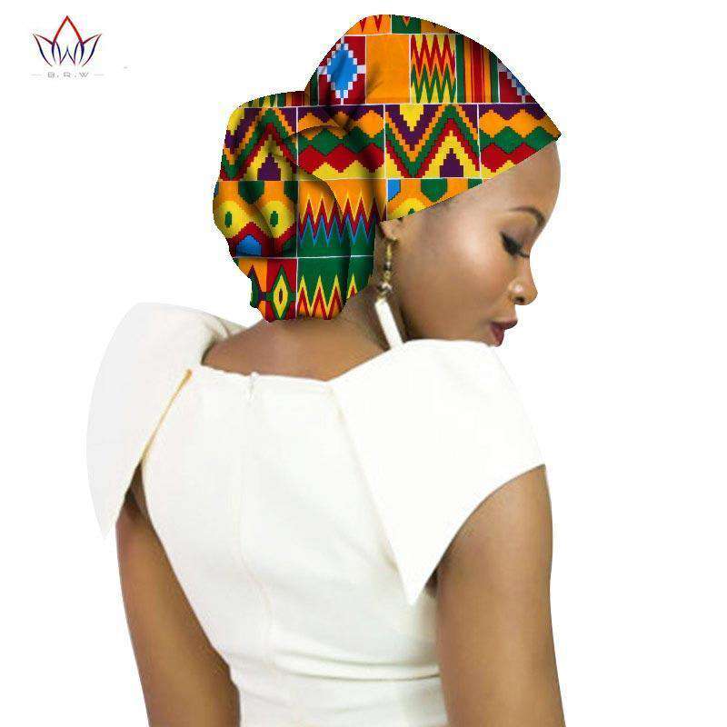 Fashion 2019 New Style African Headwear For Women Ankara Headband Decorations Wrap Tie Scarf Africa Hair Accessories BRW WYB65