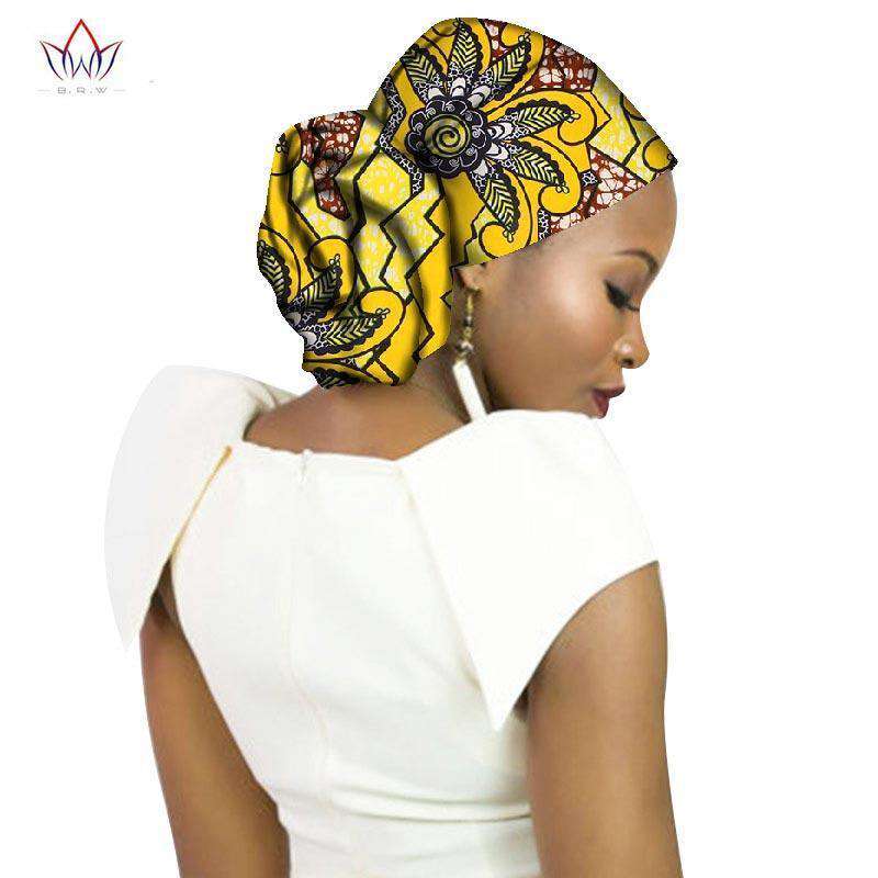 Fashion 2019 New Style African Headwear For Women Ankara Headband Decorations Wrap Tie Scarf Africa Hair Accessories BRW WYB65