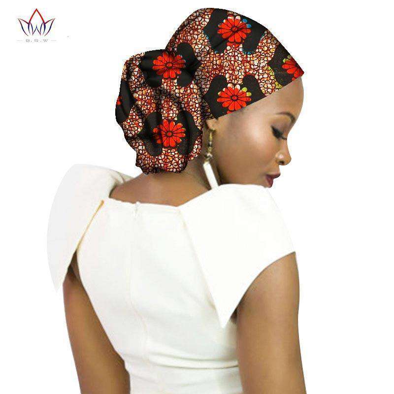 Fashion 2019 New Style African Headwear For Women Ankara Headband Decorations Wrap Tie Scarf Africa Hair Accessories BRW WYB65