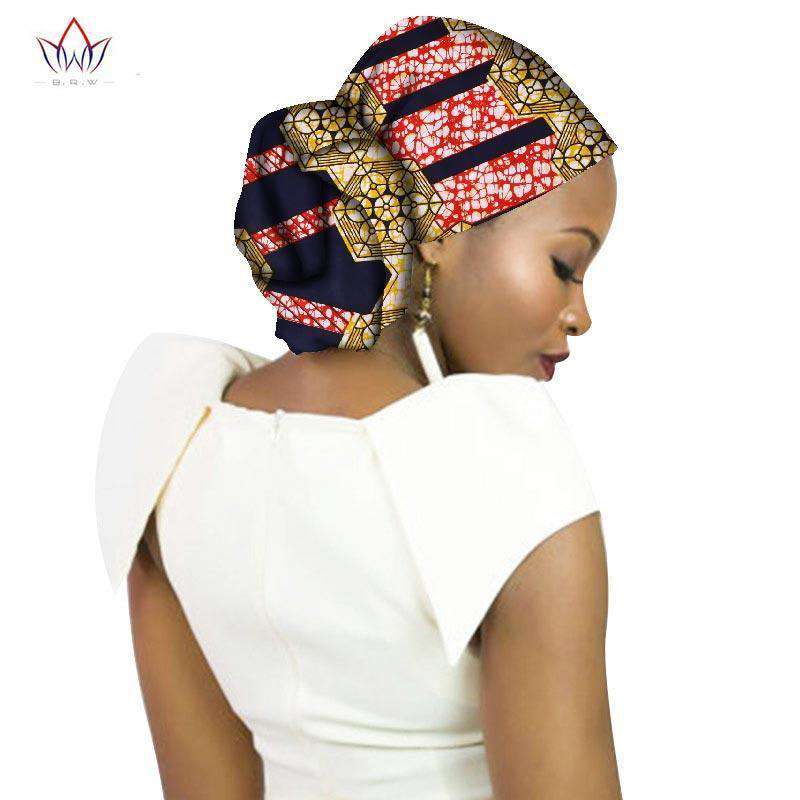 Fashion 2019 New Style African Headwear For Women Ankara Headband Decorations Wrap Tie Scarf Africa Hair Accessories BRW WYB65