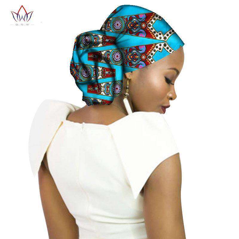 Fashion 2019 New Style African Headwear For Women Ankara Headband Decorations Wrap Tie Scarf Africa Hair Accessories BRW WYB65