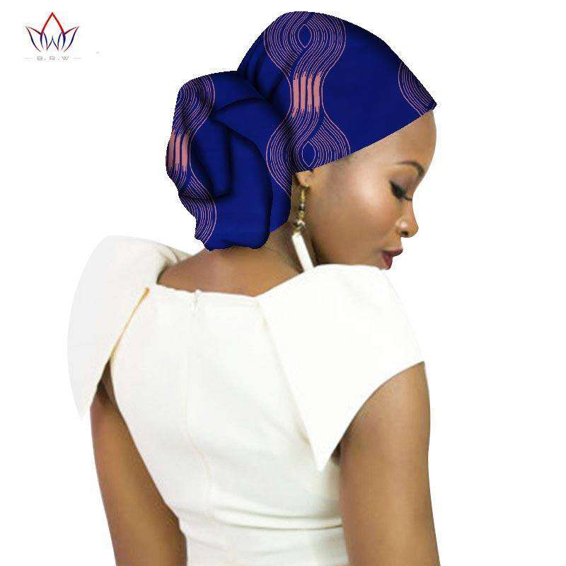 Fashion 2019 New Style African Headwear For Women Ankara Headband Decorations Wrap Tie Scarf Africa Hair Accessories BRW WYB65