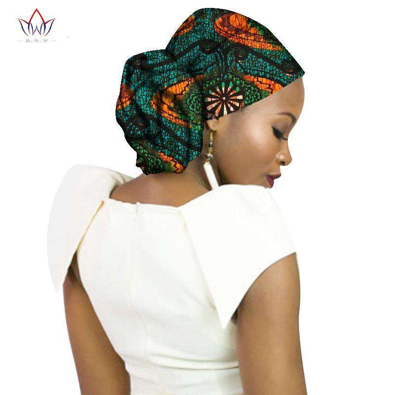 Fashion 2019 New Style African Headwear For Women Ankara Headband Decorations Wrap Tie Scarf Africa Hair Accessories BRW WYB65