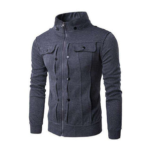 Fashion Sudaderas Hombre Hoodie Cardigan