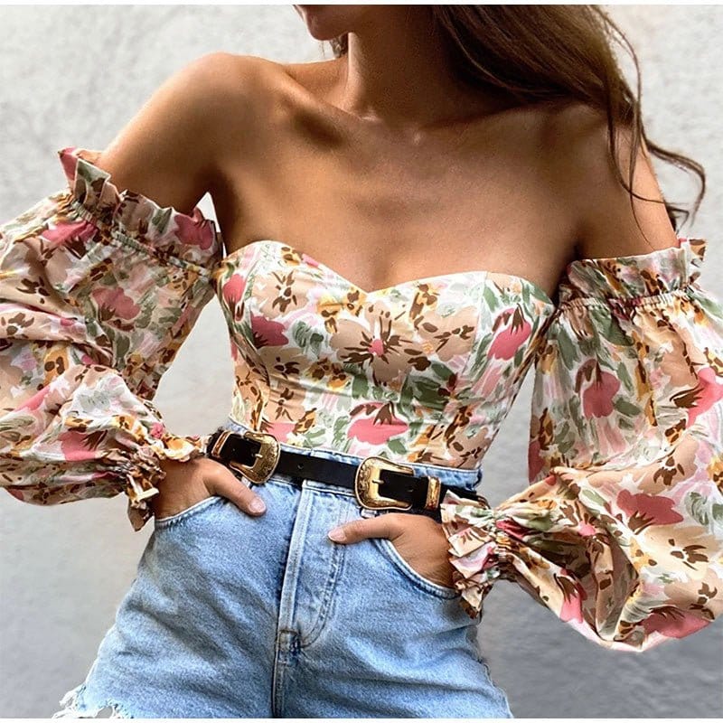 Meihuida off Shoulder Top