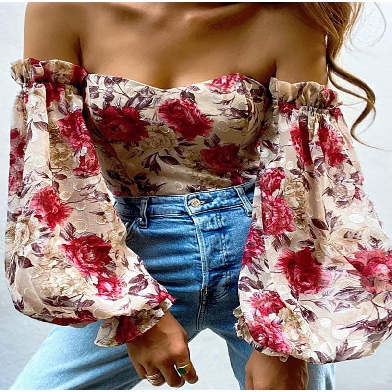 Meihuida off Shoulder Top