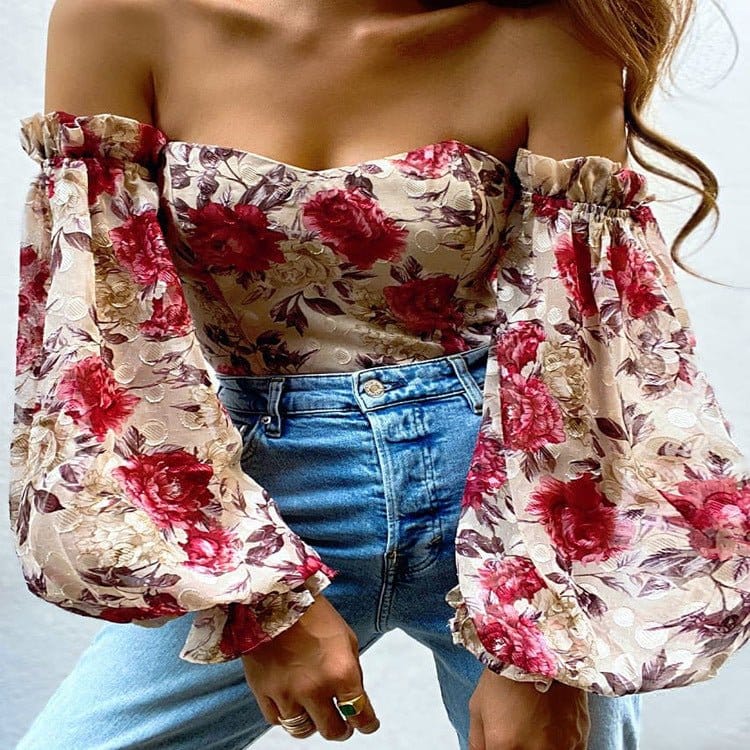 Meihuida off Shoulder Top