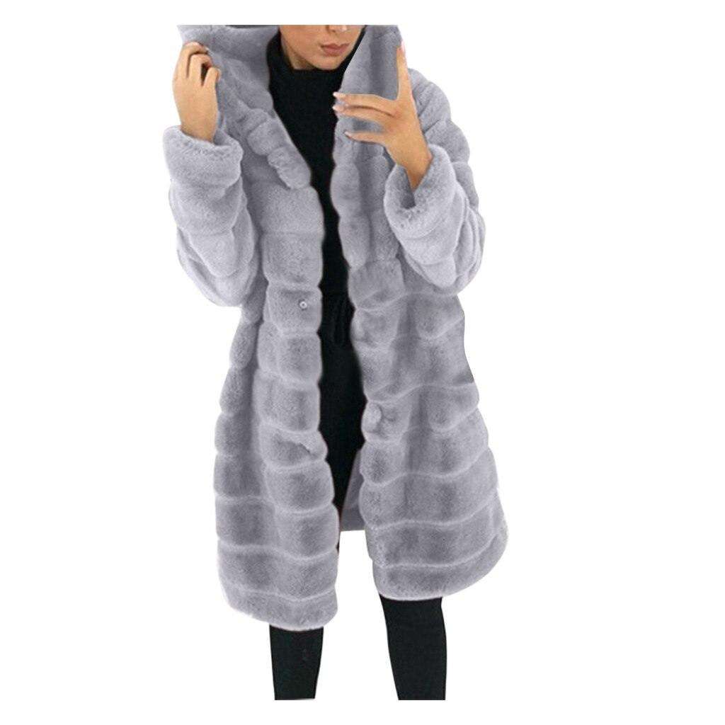 Fluffy Ladies Jackets Outwear