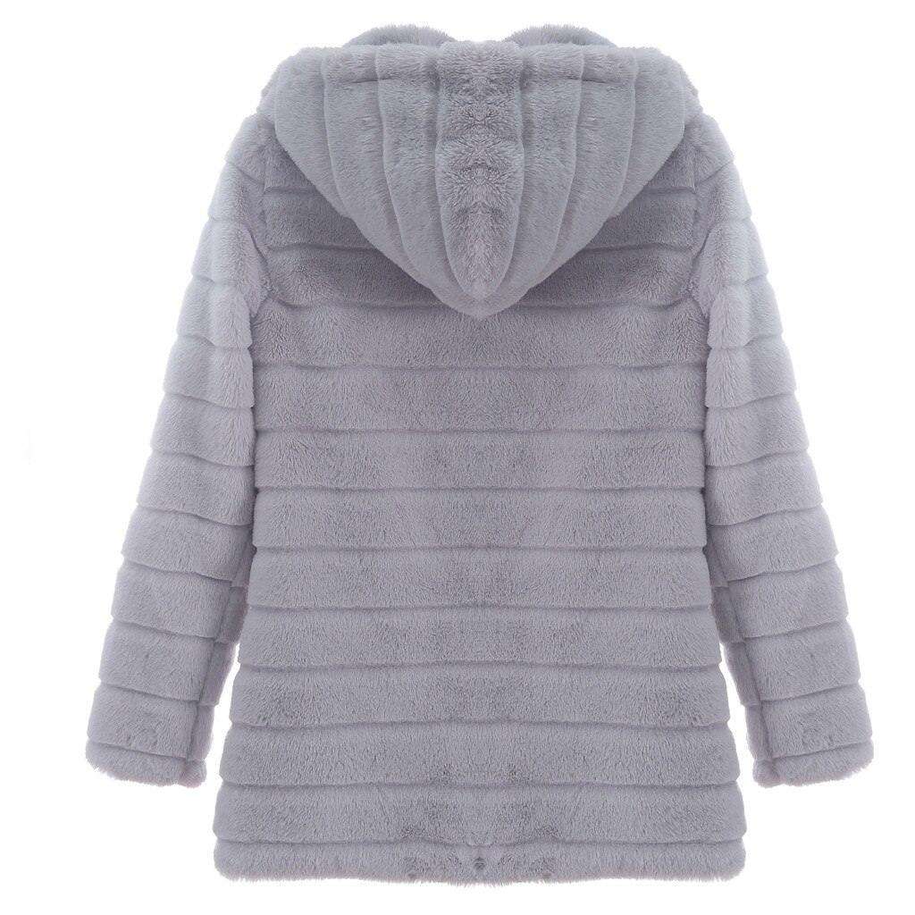 Fluffy Ladies Jackets Outwear