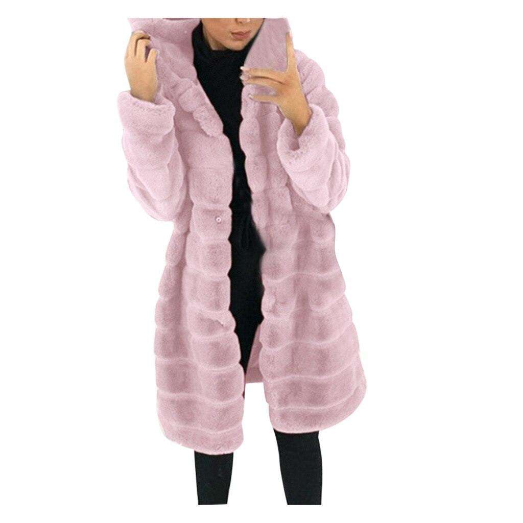 Fluffy Ladies Jackets Outwear