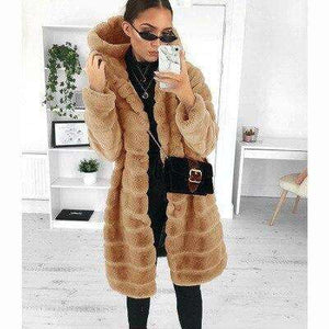 Fluffy Ladies Jackets Outwear