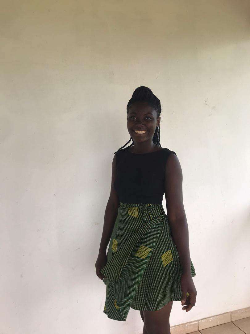 Green Wrapper Skirt
