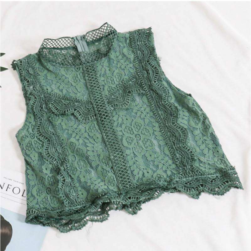 Häkel Spitze Crop Top