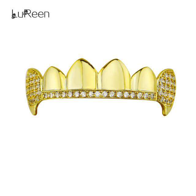 Hiphop Gold Iced Grills