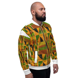 Kente Unisex Bomber Jacket