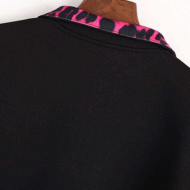 Krypto Vintage Leopard Druck Patchwork