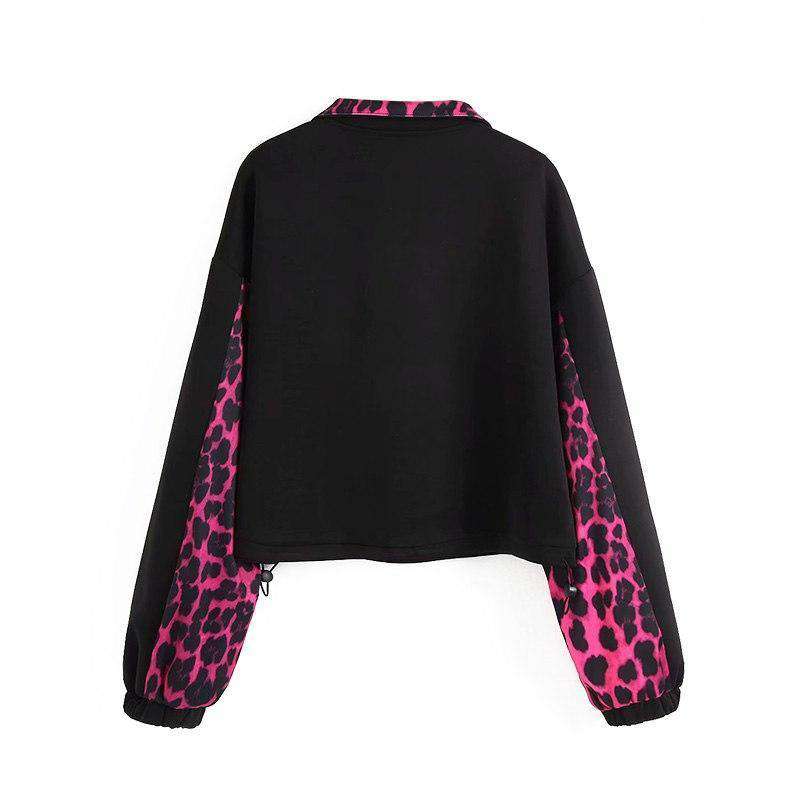 Krypto Vintage Leopard Druck Patchwork