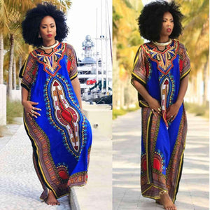 Long Dashiki Dress