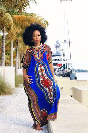 Long Dashiki Dress