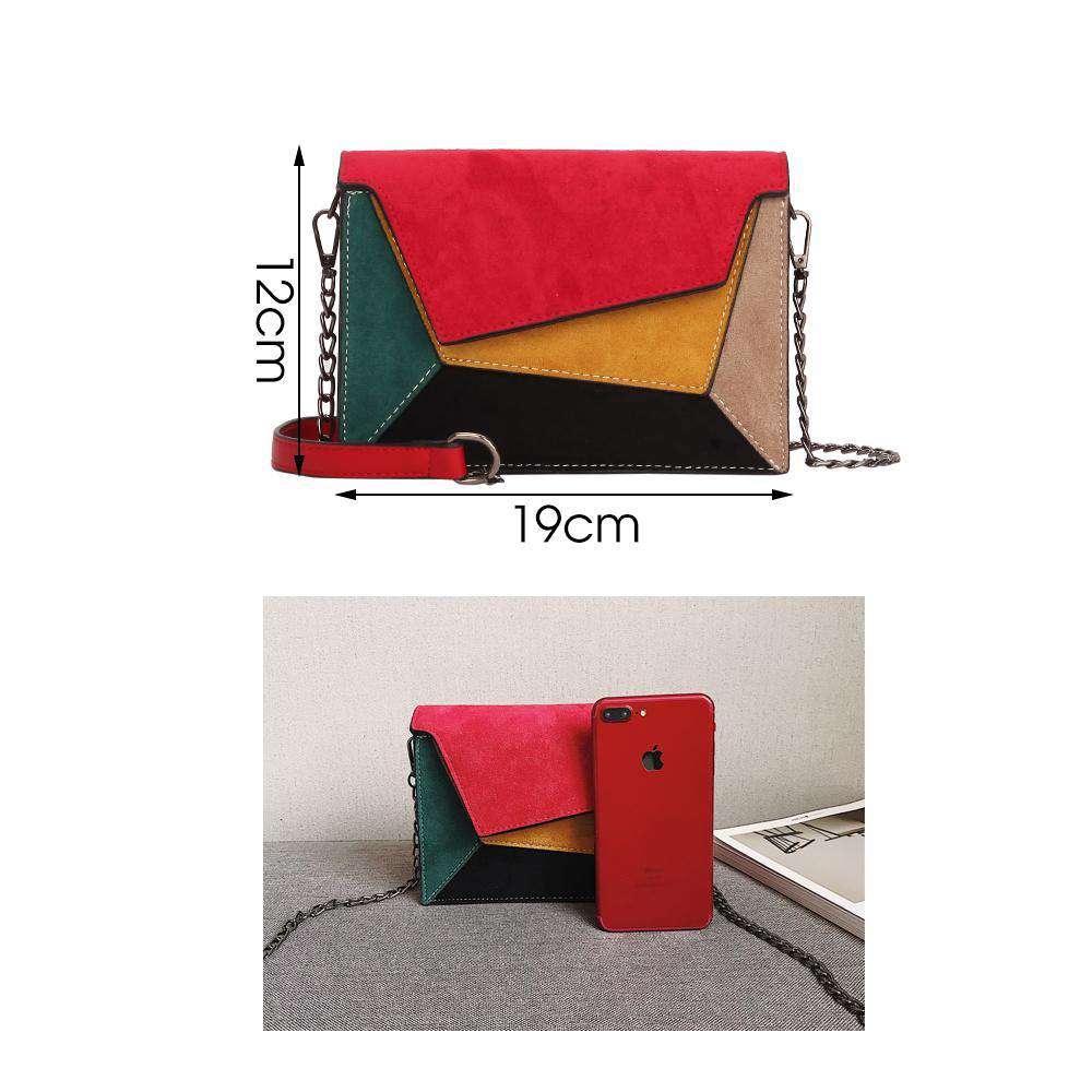 Luxus Bolsa Patchwork Messenger Taschen