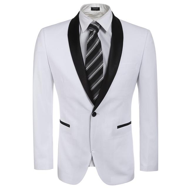 Men Solid Regular Business Jacket Suit