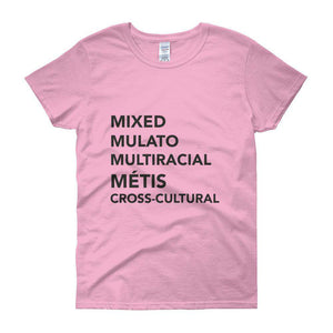 Mixed Race Women's short sleeve t-shirt