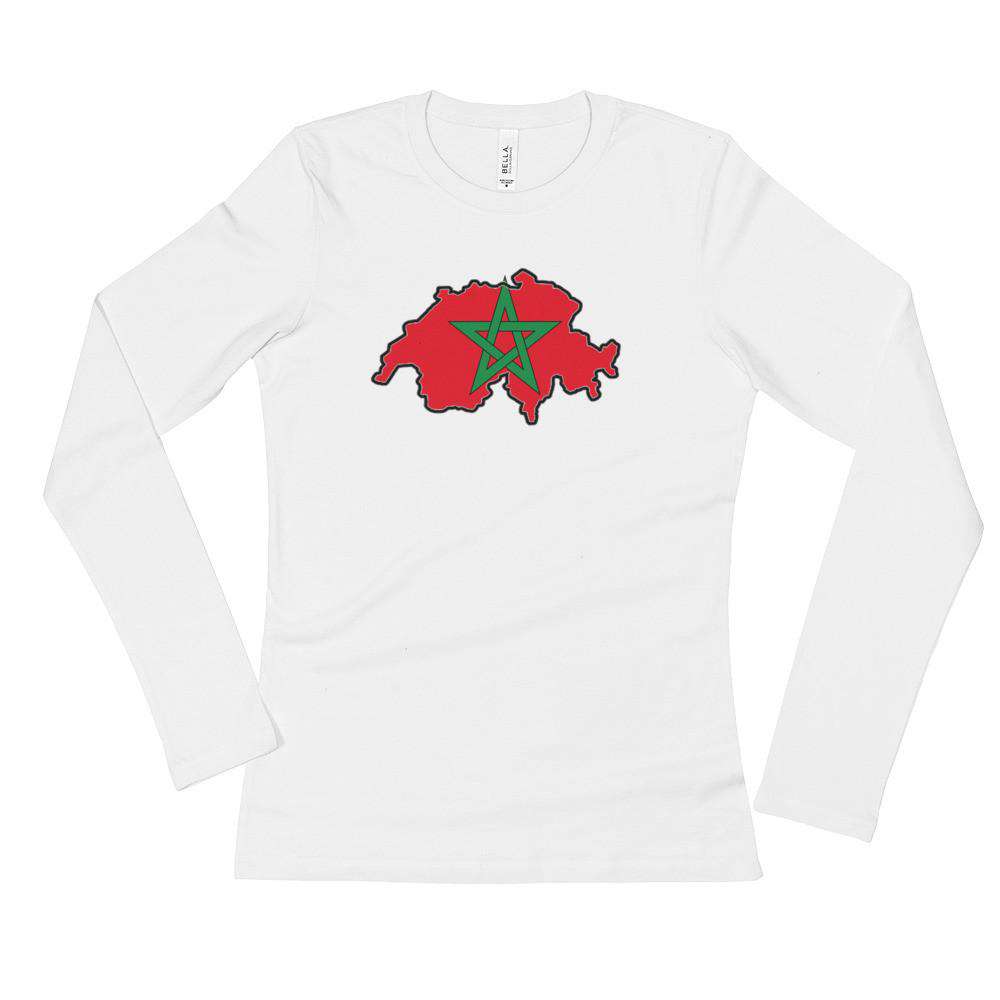 Swiss-Moroccan Ladies' Long Sleeve T-Shirt