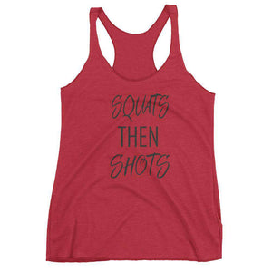 Squats Women's Racerback Tank