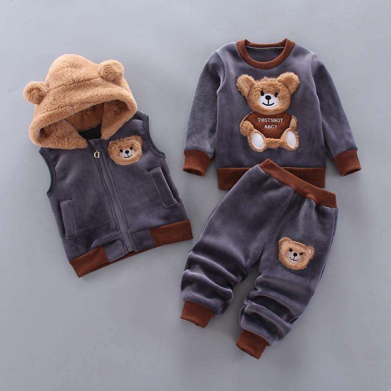 Mode Baby Jungen Kleidung Herbst Winter Warme Baby Mädchen Kleidung Kinder Sport Anzug Outfits Neugeborenen Baby Kleidung Säuglings Kleidung Sets