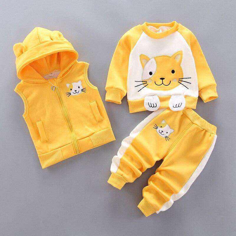 Mode Baby Jungen Kleidung Herbst Winter Warme Baby Mädchen Kleidung Kinder Sport Anzug Outfits Neugeborenen Baby Kleidung Säuglings Kleidung Sets