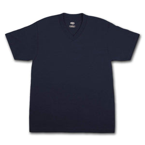 Navy V - Neck Basic Shaka