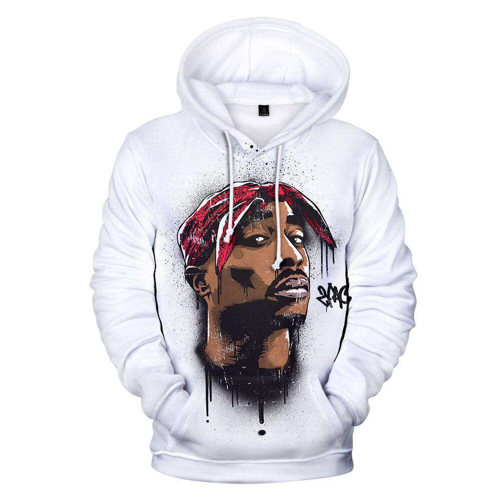 New Arrive 2PAC 3D Hoodies Men/women Fashion Casual Harajuku Hip Hop Streetwear 2PAC 3D Men's Hoodies and Sweatshirt 1