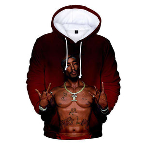 New Arrive 2PAC 3D Hoodies Men/women Fashion Casual Harajuku Hip Hop Streetwear 2PAC 3D Men's Hoodies and Sweatshirt 1