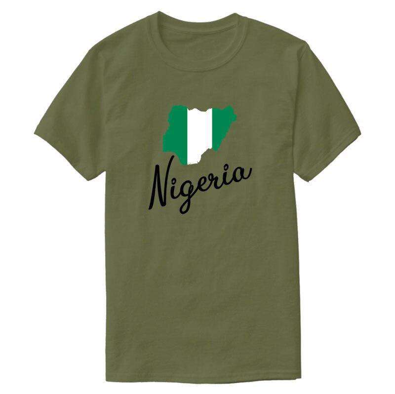 Nigeria Africa Country Map T-Shirt