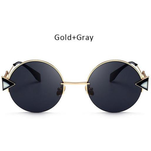 Steampunk Round Mirror Sunglasses