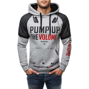 Winter Casual Slim Fit Letter Print Hoodie